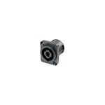Neutrik - fiche haut - parleur embase femelle, contacts droits nl4mpxx - uc nombre de ples: 4 noir 1 ...