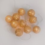 Newgarden be happy! - guirlande lumineuse d�corative de no�l pallina. fabriqu�e en fibres naturelles ...