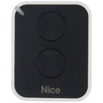Nice ? t�l�commande �metteur mural 2 canaux 433, 92 mhz ? port�e 200 m ? alimentation cr2032 ? compatible ...