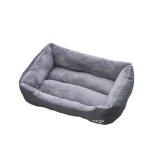 Niche carr�e pour animaux de compagnie pour petits, moyens et grands chiens, chats, chiots, paniers pour ...