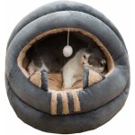 Niche pour chat, nid de taille moyenne, convient pour chats, chatons, chiots et chiots, lit doux et confortabl ...