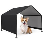 Niche pour chien 129 × 124 × 108 cm, tente pour chien lapin poul cadre en métal, tissu oxford, abri exterieur ... Niche pour chien 129 × 124 × 108 cm, tente pour chien lapin poul cadre en métal, tissu oxford, abri exterieur ...