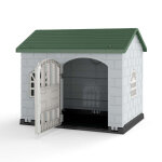 Niche pour chien ou autre animal 75 x 58 x 65 cm avec porte verrouillable 3 fen�tres ambiance cosy en ...