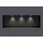 Niche murale douche acier inox + 3 spots led, étagère rangement douche salle de bain encastrable nt309010x ... Niche murale douche acier inox + 3 spots led, étagère rangement douche salle de bain encastrable nt309010x ...