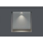 Niche murale douche acier inox + spot led, tagre rangement douche salle de bain encastrable nt303010x ...
