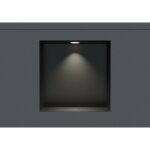 Niche murale douche étanche en acier inox avec spot led, étagère rangement douche salle de bain encastrable ... Niche murale douche étanche en acier inox avec spot led, étagère rangement douche salle de bain encastrable ...
