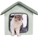 Mophorn - niche surélevée chauffante pour chat ? abri extérieur pliable étanche avec température réglable ... Mophorn - niche surélevée chauffante pour chat ? abri extérieur pliable étanche avec température réglable ...