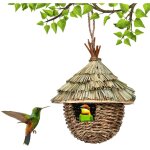 Nichoir et mangeoire, jouet de perroquet d'oiseau, nid d'oiseau de perroquet, balanoire de lit de nid ...