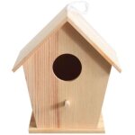 Nichoir suspendu en bois innovant, cage � oiseaux, d�coration de jardin ext�rieur