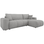 Bestmobilier - nicole - canap� d'angle r�versible 4 places convertible avec coffre en tissu