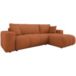 Bestmobilier - nicole - canap� d'angle r�versible 4 places convertible avec coffre en tissu
