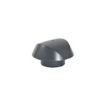 Nicoll - chapeau de ventilation simple atemax vvs10a sans moustiquaire 100mm gris anthracite Nicoll - chapeau de ventilation simple atemax vvs10a sans moustiquaire 100mm gris anthracite