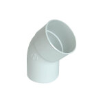 Nicoll - coude mf 45 100 blanc