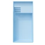 Nisi - piscine coque polyester 7. 1x3x1. 5 m gris avec kit filtration inclus - filtre d600, pompe davey ...