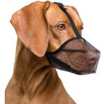 L, noir) 1 pi�ce, museli�re respirante pour petits, moyens et grands chiens pour emp�cher les chiens ...