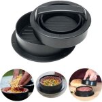 (noir)3 en 1 presse � hamburger moule � barbecue presse � steak hach� diff�rentes tailles machine � burger ...