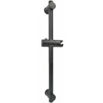 Noir barre de douche, barre de douche en acier inoxydable 304 avec supports de fixation réglables en ... Noir barre de douche, barre de douche en acier inoxydable 304 avec supports de fixation réglables en ...