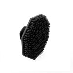 Noir) brosse de bain en silicone pour le corps avec crochet, exfoliation douce, brosse de bain de massage ... Noir) brosse de bain en silicone pour le corps avec crochet, exfoliation douce, brosse de bain de massage ...