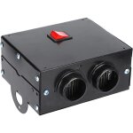 Noir chauffage de voiture, chauffage de voiture portable, d�sembueur portable ventilateur silencieux, ...