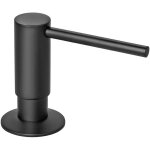 Noir distributeur de savon d'�vier � poussoir en acier inoxydable distributeur de savon de cuisine grande ...