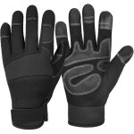 [jamais utilis�] noir gants forestiers, gants d'escalade, gants de cyclisme � doigts longs, gants pour ...
