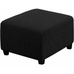 Serbia - noir) housses extensibles, housses de protection carres en tissu lasthanne pour tabouret de ...