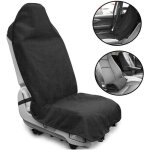 Noir housse de siege avant voiture universelle, imperméable, antidérapante et absorbant sueur, lavable ... Noir housse de siege avant voiture universelle, imperméable, antidérapante et absorbant sueur, lavable ...