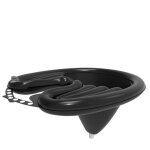 Noir plateau portable lavabo portable, bac a shampooing domicile, bac pour laver les cheveux, bassin ...