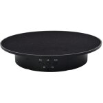 (noir) pr�sentoir motoris� pour tourne disque �lectrique, 90 180 360 degr�s, charge de 8 kg, diam�tre ...