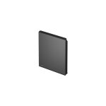 Noirot - radiateur gris  inertie pierre - caldera ii - 1000w - 61x61, 2x12, 3 cm - programmable - dtection ...