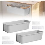 Noluxa 2 pcs organisateur de panier coulissant 37. 6x15. 2x11. 2cm etagere de rangement sous evier panier ...