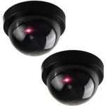 Noluxa cam�ra de s�curit� factice - ensemble r�aliste de 2 mini cam�ras de s�curit� factices - cam�ra ...