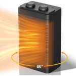 Noluxa chauffage soufflant �lectrique, ptc radiateur soufflant 1500w chauffage d'appoint, 60� oscillation, ...