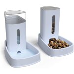 Noluxa distributeur croquettes / eau fontaine automatique - 3. 8lx 2 pi�ces - alimentation pour chien ...
