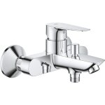 Noluxa mitigeur monocommande bain / douche, montage mural apparent, inverseur automatique 2 sorties, ...