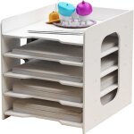 Noluxa multifonctionel bo�te de rangement bureau, accessoire a4 papier documents magazine fournitures ...