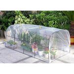 Noluxa serre de jardin - film de for�age tunnel - 5010055 cm - convient aux fleurs naines, aux l�gumes ...