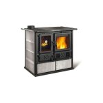 Nordica - cuisinire  bois raccordable - la rosa sinistra reverse 8. 2 kw
