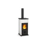 La nordica - pole  bois tea 5. 0 7 kw blanc