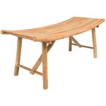 Nordlys - banc entre chambre bois de bambou