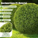 Northix - lot de 2 boules de buis 50 cm boules de buis plantes boules decoratives resistantes aux uv ... Northix - lot de 2 boules de buis 50 cm boules de buis plantes boules decoratives resistantes aux uv ...