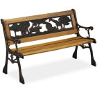 Northix - banc de jardin pour enfants avec motifs animaliers