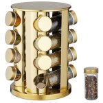 Carrousel a epices dorees avec 16 verres Carrousel a epices dorees avec 16 verres