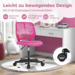 Northix - chaise de bureau pour enfants chaise de bureau pour enfants sans accoudoirs 54 x 54 x 77 89 ...