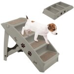 Northix - escalier pour animaux de compagnie avec 4 marches echelle descalade portable rampe pour chien ...