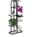 Northix - escalier fleuri en metal 6 etages