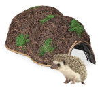 Northix - grande maison pour herisson en paille