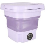 Northix - mini lave linge portable pliable 12l violet