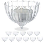 Northix - photophore flottant lot de 12 pieces