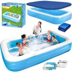 Northix - piscine gonflable familiale 305 x 183 x 56 cm 3en1 bestway 54009